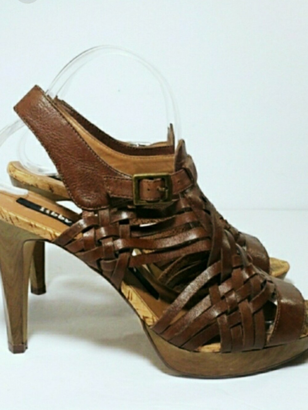 libby edelman Leather High Heel Sandals